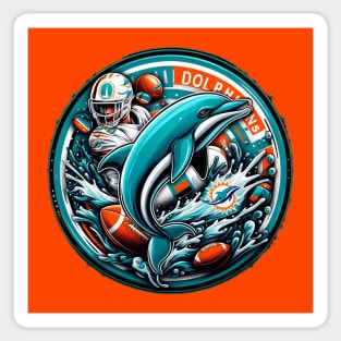 Miami Dolphins Winners Zone Sticker